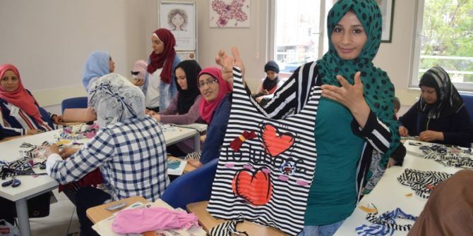 Göçmen Kadınlar Akdem’de Meslek Edindi