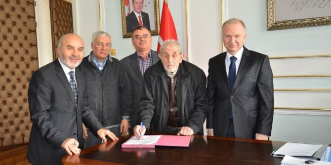 Cami Yapımına İlişkin Protokol İmzalandı