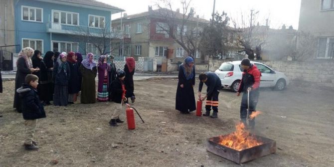 Yangın Tatbikatı Yapıldı