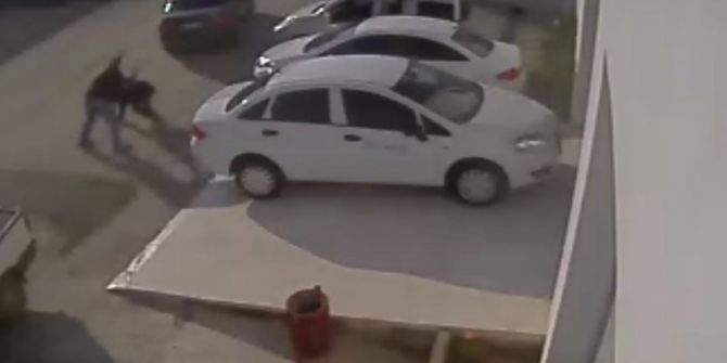 1 Kişinin Öldüğü, 4 Kişinin Yaralandığı Silahlı Kavga Güvenlik Kamerasında