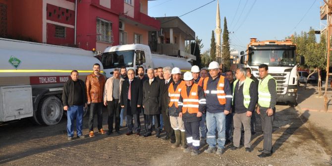 Aski Kanalizasyon Şebekelerinin Temizliğine Başladı