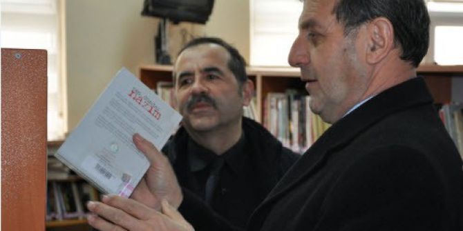 Başkan Süleyman Özkan, Halk Kütüphanesi İnceledi