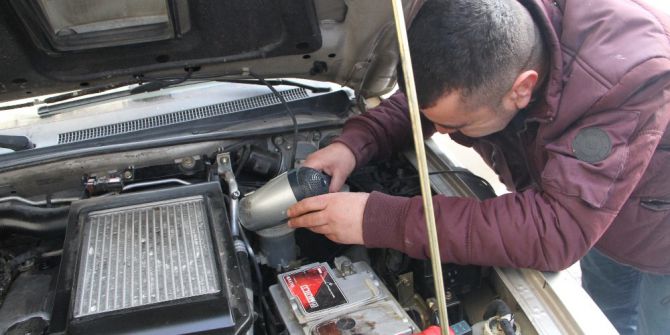 Donan Mazot Filtresine Fön Makinesiyle Çare Buldu