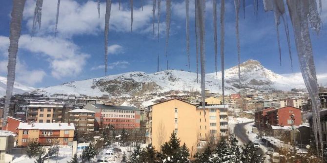 Hakkari’de Dondurucu Soğukla