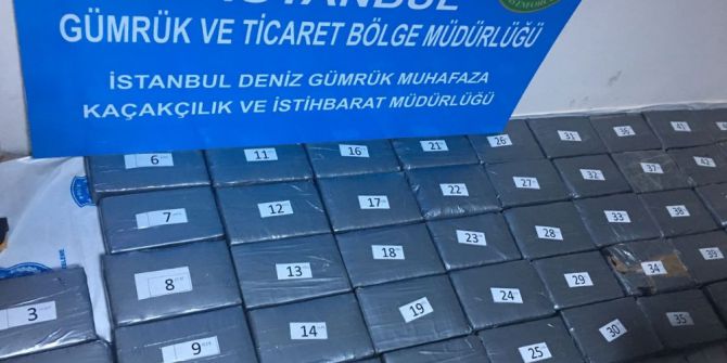 Ambarlı Limanı’nda Kokain Operasyonu