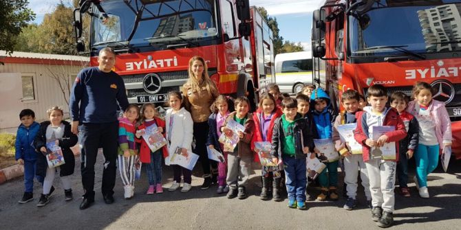 Anaokulu Öğrencileri İtfaiyeci Oldu