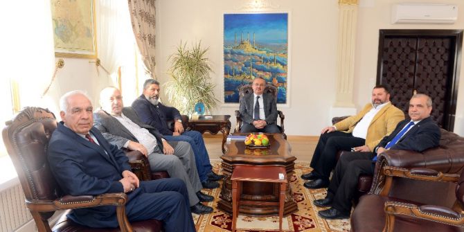 Roman Derneklerinden Vali Özdemir’e Ziyaret