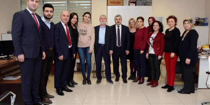 Başkan Baran, Birim Müdürlerini Ziyaret Etti