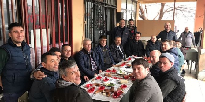 Başkan Uysal, Sanayi Esnafı İle Kahvaltı Yaptı