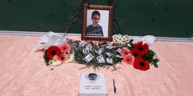 Vahşi Cinayete Kurban Giden Ahmet İçin Arkadaşlarından Anma