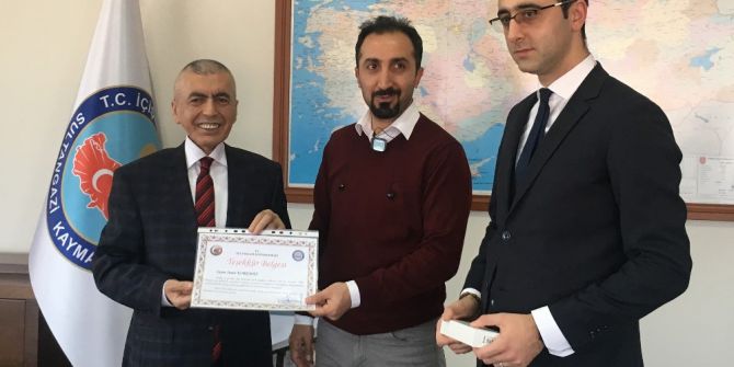 Antibiyotiği Az Yazan Doktorlara Teşekkür Belgesi