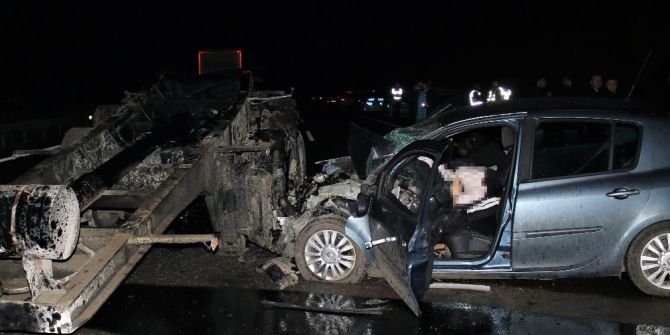 Firari Tır Sürücüsü Yakalandı