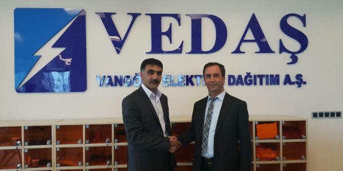 Muhtar Erdemir’den Vedaş’a Ziyaret