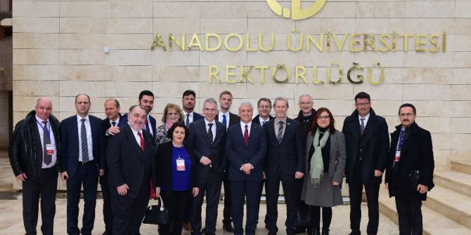 Frankfurt Belediye Başkanı Ve Kafilesinden Anadolu Üniversitesine Ziyaret