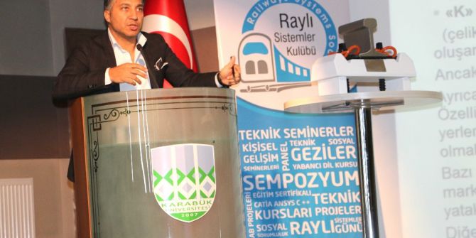 Kbü’de Raylı Sistemlerde Üst Yapı Semineri Düzenlendi