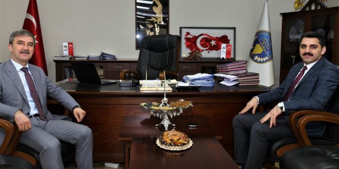 Kaymakam Canpolat’tan Başkan Şirin’e Ziyaret