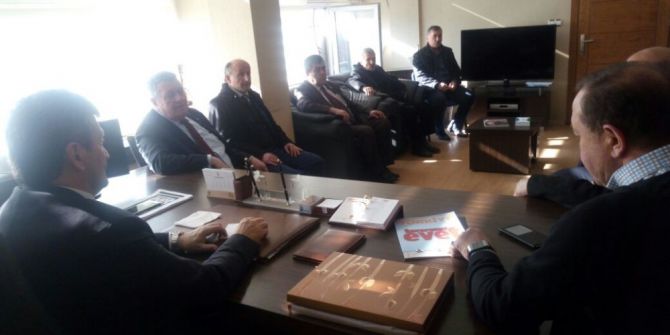 Muhtarlar; Ak Parti İl Başkanı Zeki Tosun’u Ziyaret Etti
