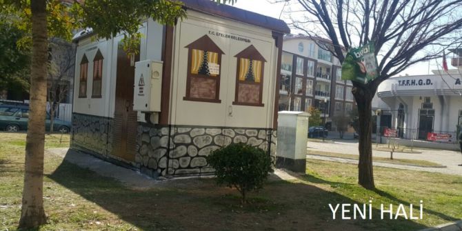 Demirci Mehmet Efe Parkı’ndaki Trafo Dekoratif Boyandı