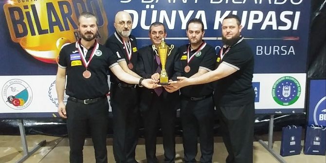 Büyükşehir Bilardoda Türkiye Üçüncüsü