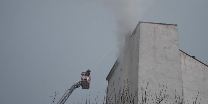 Baca Yangını Korkuttu