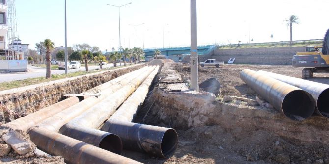 Manavgat’ta Yağmur Suyu Çalışmalarında Sona Gelindi