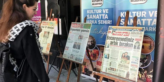 Kütahya’da ’Manşetlerle 28 Şubat’ Sergisi