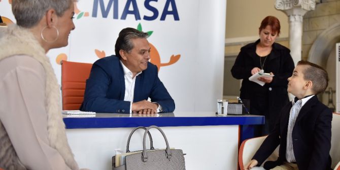 Başkan Uysal’ın Konuğu Küçük Ruscha Oldu