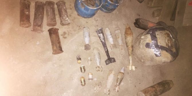 Nusaybin’de Patlayıcı Ve Mühimmat Bulundu