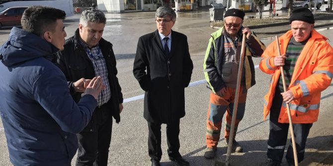 Başkan Yardımcısı Ali Avcıoğlu Çalışmaları Yerinde İnceledi