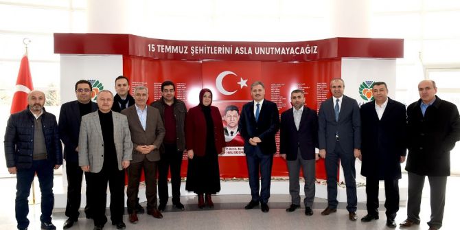 Ak Parti Heyetinden Başkan Çakır’a Teşekkür Ziyareti