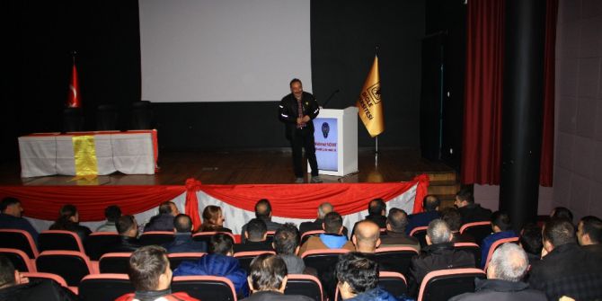Dü Özel Güvenlik Personellerine Hizmet İçi Semineri Verildi
