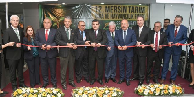12. Mersin Tarım, Gıda Ve Hayvancılık Fuarı Açıldı