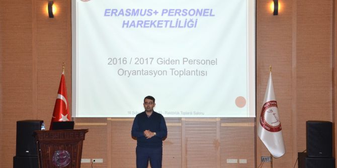 Mkü’de Akademik Ve İdari Personele Oryantasyon Toplantısı