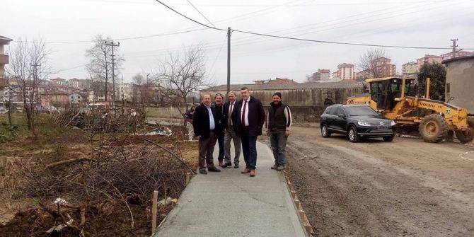 "Ertuğrul Gazi"caddesinde Çalışma