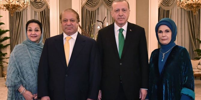 Cumhurbaşkanı Erdoğan İle Pakistan Başbakanı Şerif Akşam Yemeğinde Bir Araya Geldi