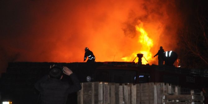 Soğuk Hava Deposunda Yangın