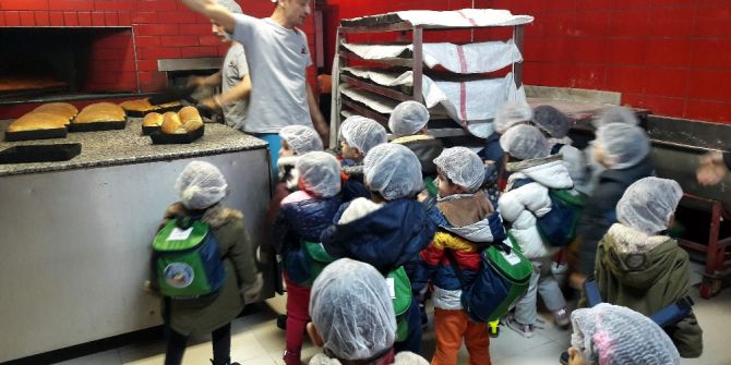 Nazilli’de Anaokulu Öğrencileri Ekmek Yapmayı Öğrendi