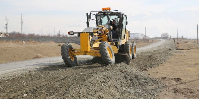 Üzümlü- Ekşisu Yolunda Genişletme Çalışmaları Başladı