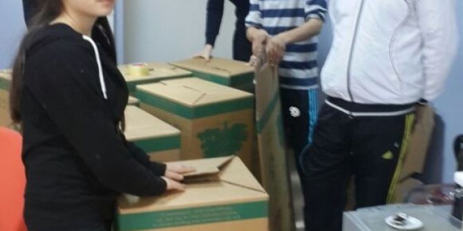 Öğrencilerden Katı Atık Toplama Kampanyası