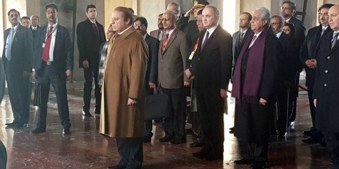 Pakistan Başbakanı Şerif Anıtkabir’i Ziyaret Etti