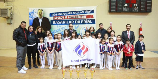 Final Okulları Jimlastikte 5 Dalda 4 Birincilik Elde Etti