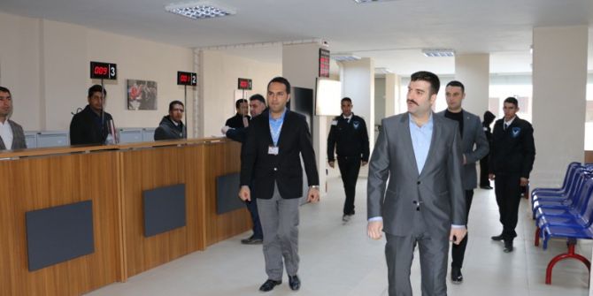 Kaymakam Yosunkaya Türk Kızılayının Hizmet Merkezini Ziyaret Etti