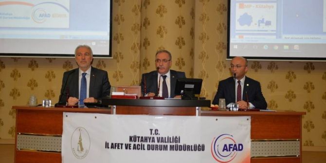 Kütahya’da ’Afet Ve Acil Durum Koordinasyon Kurulu’ Toplantısı