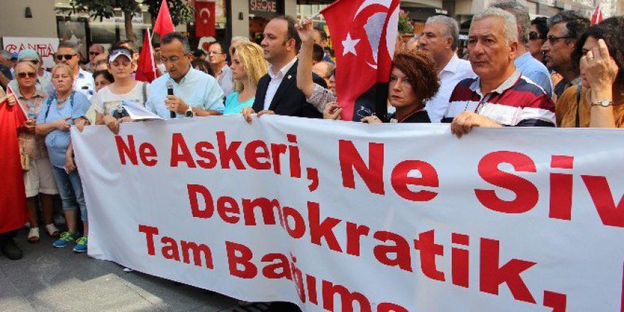 ’Darbeye Karşı’ Basın Açıklaması