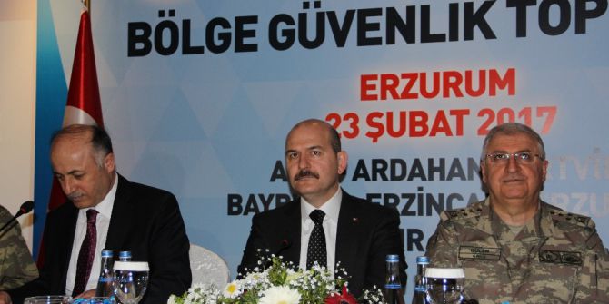 İçişleri Bakanı Süleyman Soylu, Bölge Güvenlik Toplantısına Katıldı