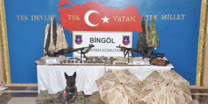 Bingöl’de Pkk’nın Silah Deposu Çökertildi