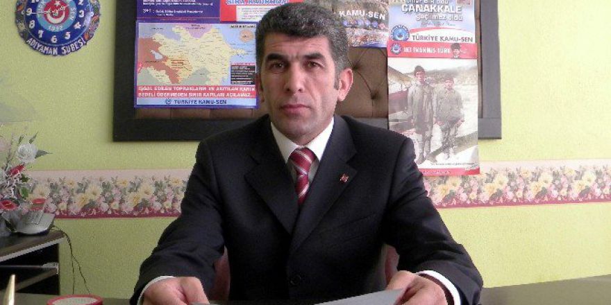 Kamu-sen Adıyaman Şube Başkanı Değişti