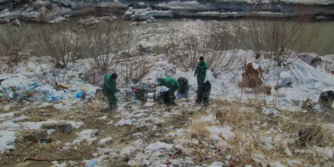 Hakkari Belediyesinden Çevre Temizliği