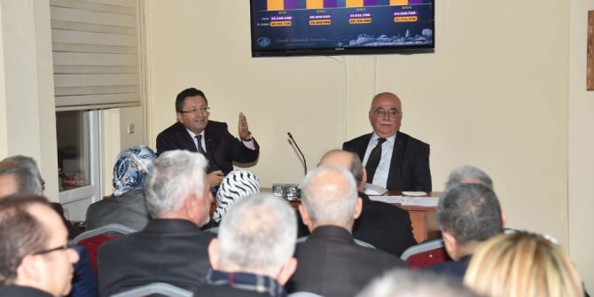 Başkan Tiryaki Server Vakfında Konuştu