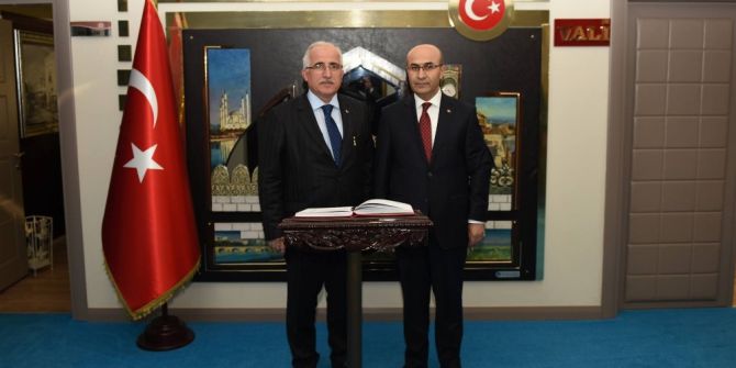 Şanlıurfa Valisi Güngör Azim Tuna’dan Vali Demirtaş’a Ziyaret